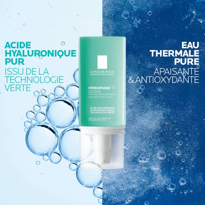 Hydraphase HA Légère Crème Hydratante Visage à l'Acide Hyaluronique - Clean Girl Skin